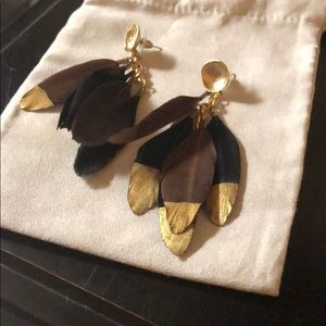 Fun Feathers! Shiver & Duke Dangle Earrings